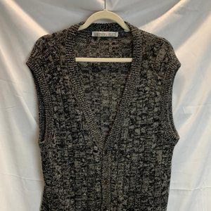 Northern Isles Black and White Sweater Vest